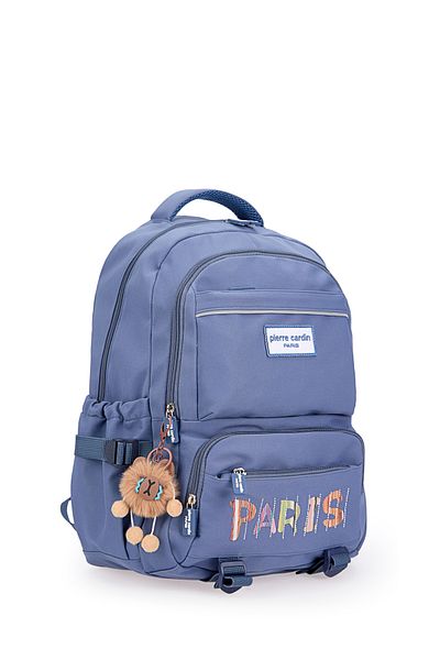 Pierre Cardin Set of 2 School Bags for Girls, Multi-Compartment Backpack, School Bag and Pen Holder 07Pc344
