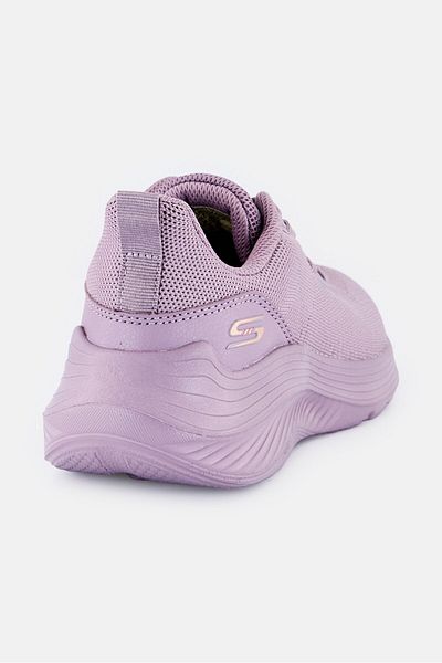 SKECHERS Women Bobs Squad Waves Lace Up Outdoor Shoes, Mauve