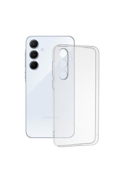 Dali Protective Case Compatible with Samsung Galaxy A55 5G, Clear Silicone, Transparent