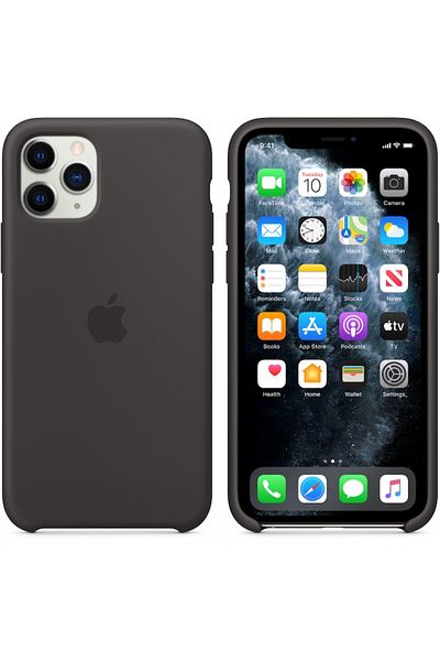 Dali Protective Case Compatible with Apple iPhone 11 Pro Max, Silicone, Black