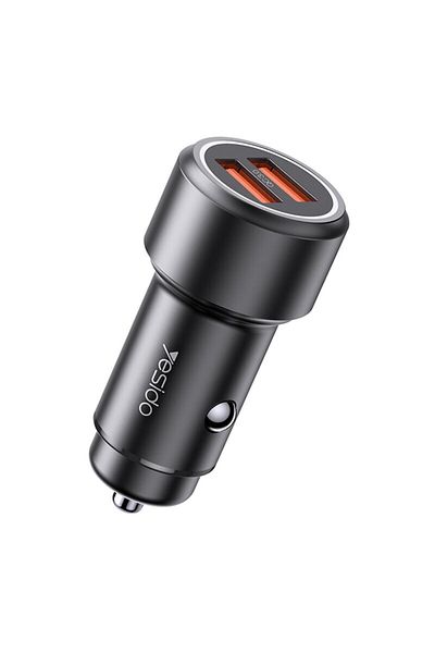 Dali Car Charger, 2xUSB A, QC 3.0, 36W, ABS, Black