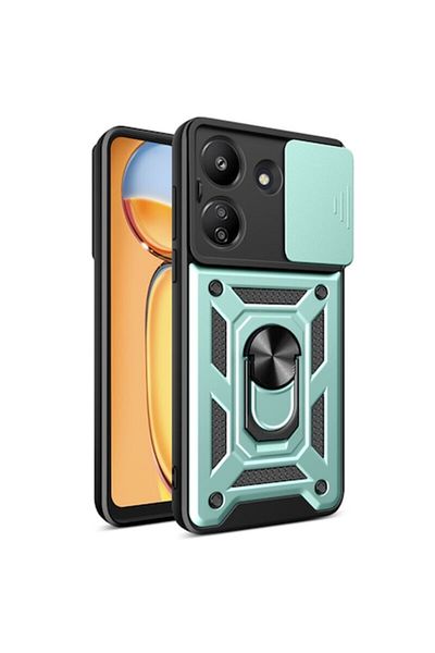 Dali Protective Case Compatible with Xiaomi Redmi 13C/Poco C65, CamShield, Camera Protection, Magnetic Ri
