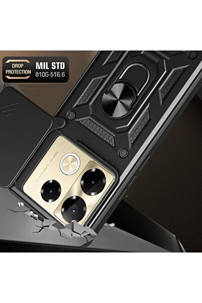 Dali Protective Armor Case for Infinix Note 40 Pro 4G, CamShield Series, Rose Gold