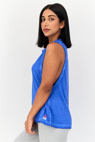 Reebok Crossfit Women Sportswear Fit Sleeveless Training Tank Top, Blue