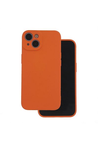 Dali Protective Case Compatible with Motorola Moto G54 5G, Silicone Case, Orange