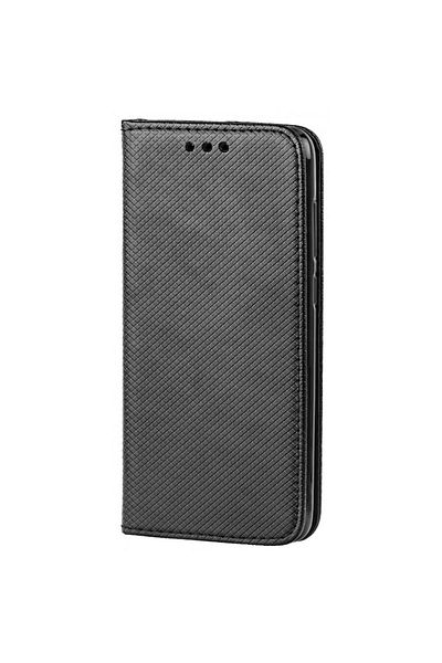 Dali Flip Cover Case Compatible with Motorola Moto G14, Smart Magnet, Leather, Black