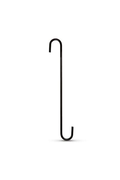Dali Metal Hook for Hanging Flower Pots, 30x4.5cm, Black