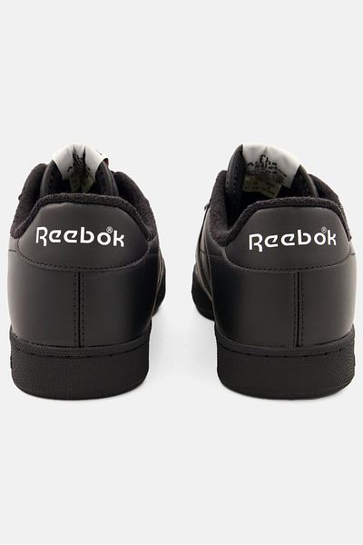 Reebok Men Club C Ground Lace Up Tennis Shoes, Black