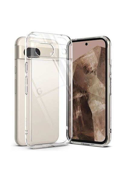 Dali Protective Case Compatible with Google Pixel 8a, Fusion, Matte Finish, TPU, Transparent