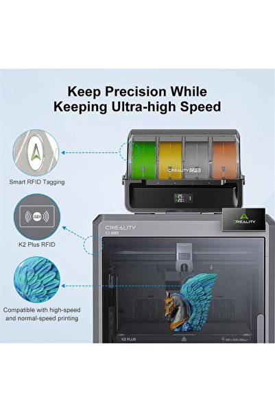 Creality Hyper Pla Rfıd Siyah Filament 1.75mm 1Kg - Urhanshop Gönderimli