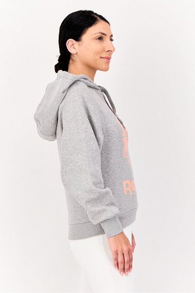 Reebok Women Sportswear Fit Outdoor Sweatshirt, Medium Grey