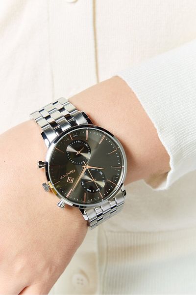 Gant Men G121004 Stainless Steel Analog Watch 42 mm, Silver