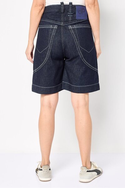 Diesel x Pronounce Women Washed Denim Shorts, Navy