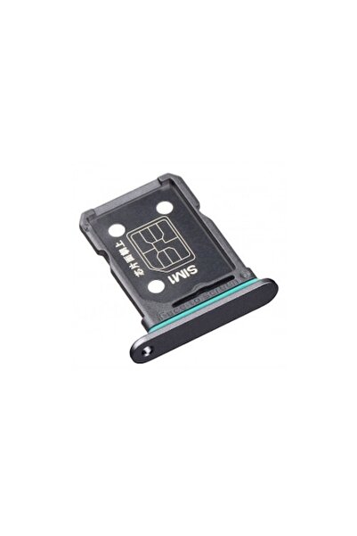 Dali Suport cartelă SIM compatibil cu Oppo Reno6 5G, metalic, negru