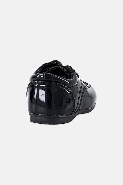 Josmo Toddlers Boy Lace Up Formal Shoes, Black