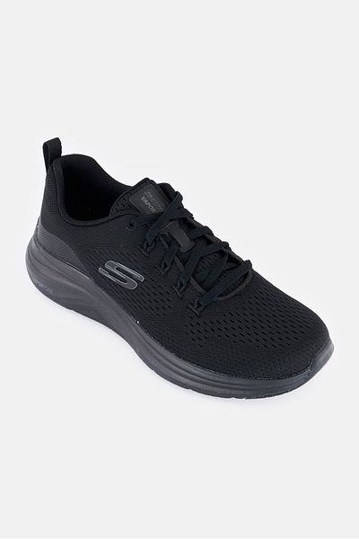 SKECHERS Women Lace Up Outdoor Shoes, Black