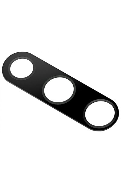 Dali Husă cameră spate compatibilă cu Huawei P30, metal și sticlă, neagră