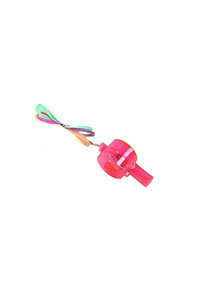 Dali Fluier LED cu buton pornit/oprit, 2xLR41 incluse, roșu