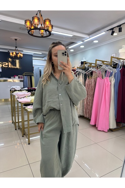 LİSAA BUTİK Women's Premium Shirt Pants Set