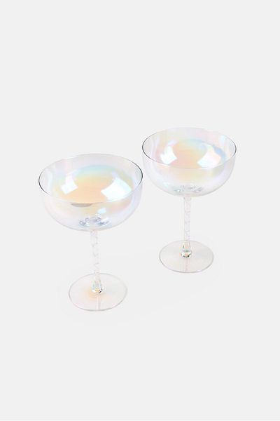 Fissman 2Pcs Cocktail Glasses Set 300ml, Transparent