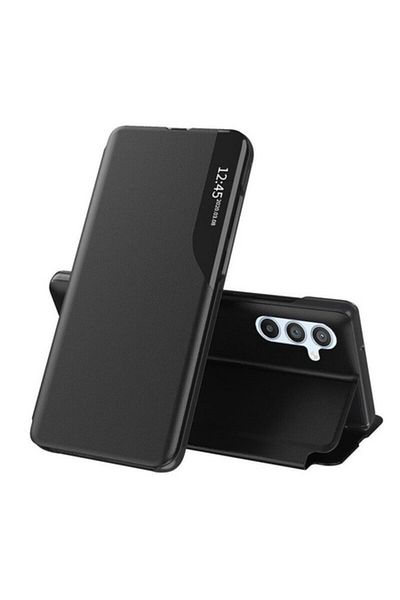 Dali Protective Flip Cover Case compatible with Samsung Galaxy A54, eFold, Synthetic Leather, Black