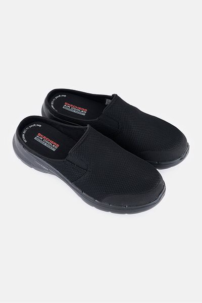 SKECHERS Men Go Walk 6 Slip On Walking Shoes, Black