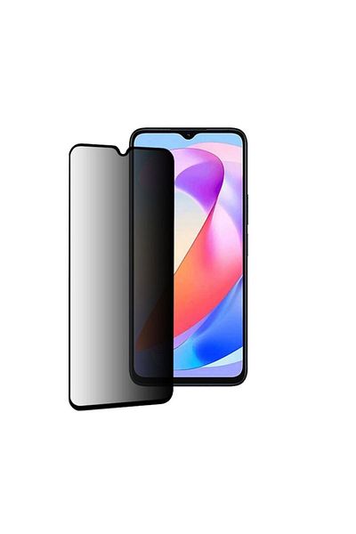 Dali Privacy Screen Protector Compatible with Honor X6a, Full Glue, 111D, Tempered Glass, Black