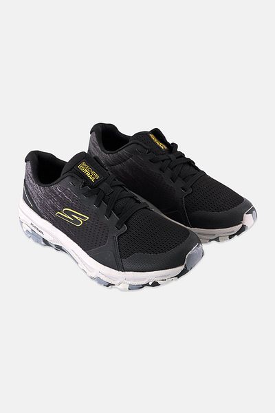 SKECHERS Men Go Run Trail Altitude Lace Up Running Shoes, Black
