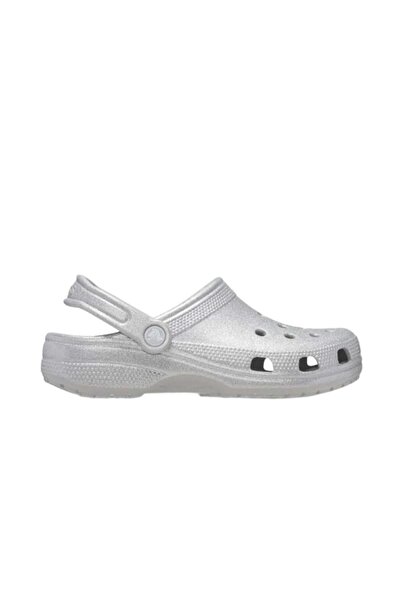 Crocs Classic Glitter Clog 205942-0IC Gri Terlik