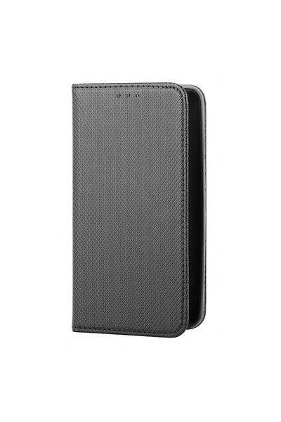 Dali Husă de protecție cu clapă compatibilă cu Sony Xperia L3, magnet inteligent, piele ecologică, neagră