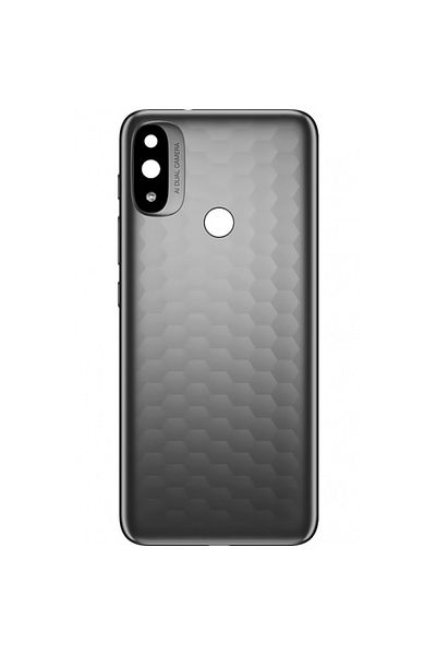 Dali Back Cover Compatible with Motorola Moto E20, Plastic, Black