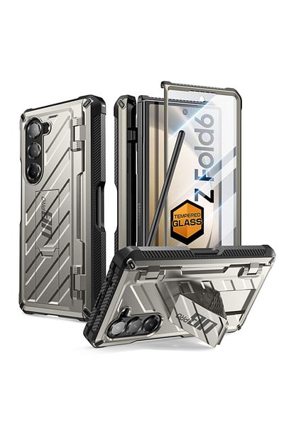 Dali Protective Case Supcase compatible with Samsung Galaxy Z Fold6, Unicorn Beetle Pro, with included sc