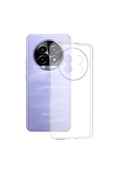 Dali Protective Case Compatible with Realme 13 Pro/13 Pro Plus, Clear Silicone, Transparent