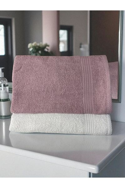 MixCotton Home Πετσέτα μπάνιου 100% βαμβακερή 2 τεμαχίων 70x140 cm