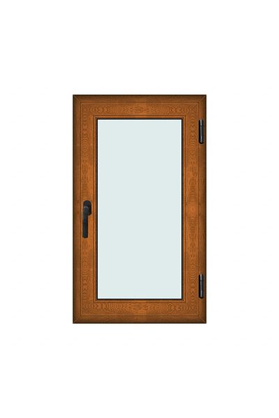Klass 70x120cm 1 Right 7cm 6 2 Window Sash Brown Golden Oak And Tilt Chambers Seals