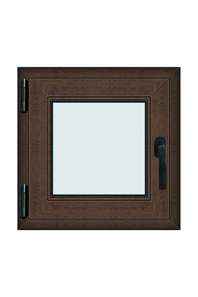 Klass 60x60cm 1 Left 7cm 6 2 Window Sash Wenge (TOBACCO) And Tilt Chambers Gaskets