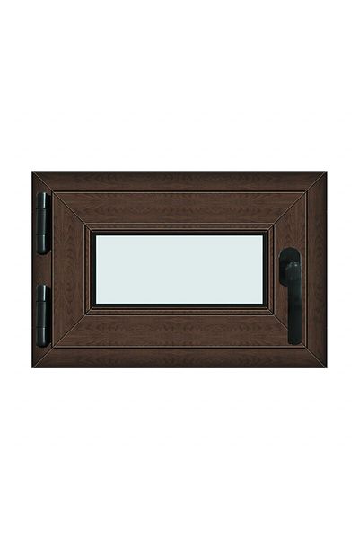 Klass 60x40cm 1 Left 7cm 6 2 Window Sash Wenge (TOBACCO) And Tilt Chambers Seals