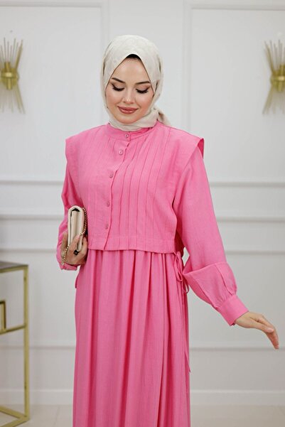 VALENS BOUTİQUE σετ κοστούμι με γιλέκο Φόρεμα χιτζάμπ Dicle