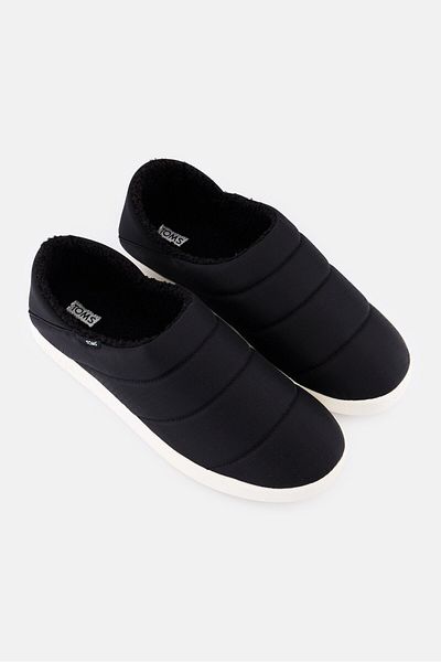 Toms Men Ezra Quilted Slip On Casual Shoes, Black