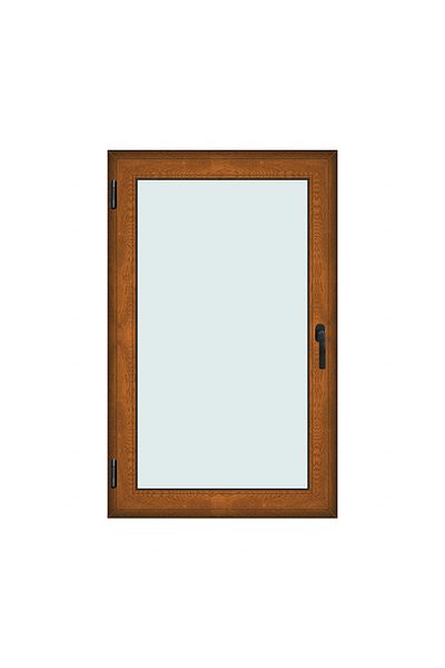 Klass 100x160cm 1 Left 7cm 6 2 Window Sash Brown Golden Oak And Tilt Chambers Seals