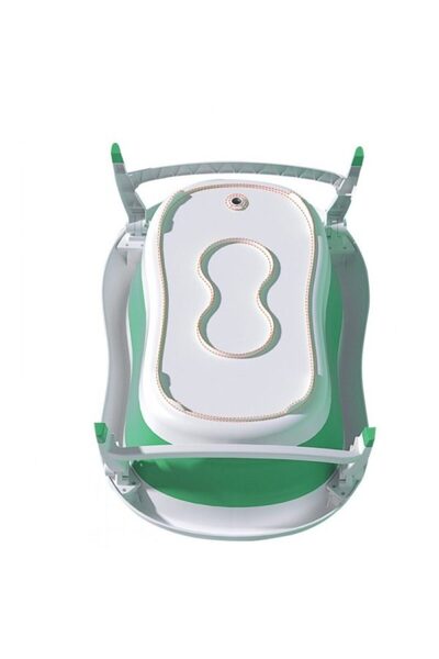 OEM Cadita pliabila pentru bebelusi cu hamac detasabil - verde