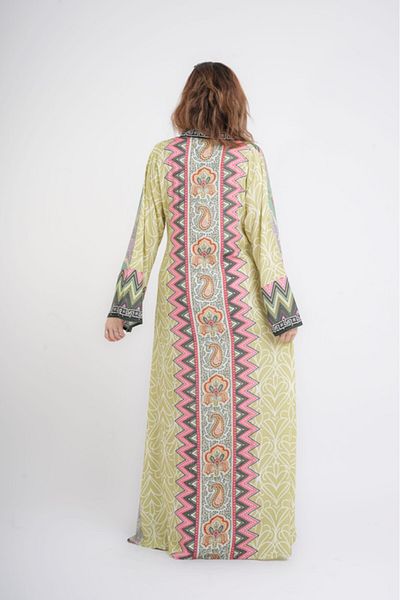 IKKXA Abstract Aura Printed Jalabiya