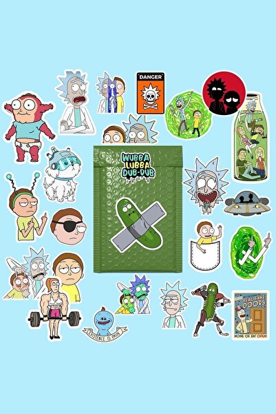 Major Selection Rick And Morty Sticker Paketi / Bullet Journal Defter Çıkartm...