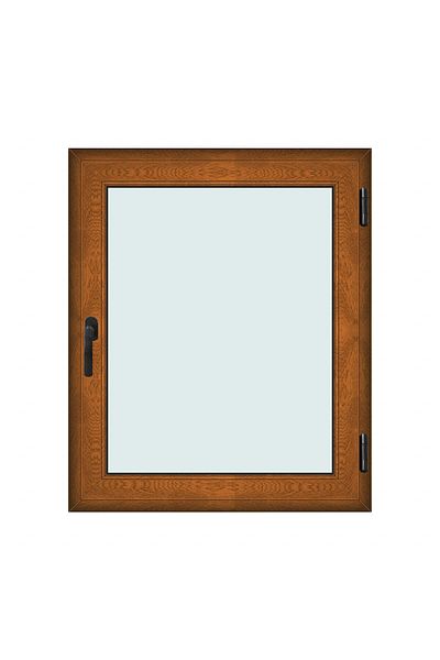 Klass 100x120cm 1 Right 7cm 6 2 Window Sash Brown Golden Oak And Tilt Chambers Seals