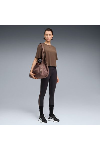 Puma Cloudspun Oversized Women's Brown Trainning T-Shirt