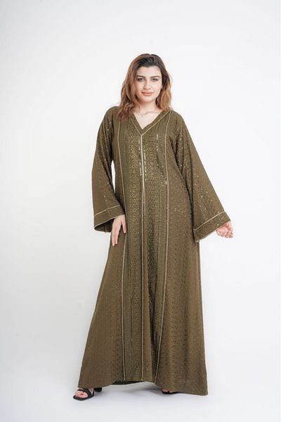 IKKXA Regal Spark Embroidered Jalabiya