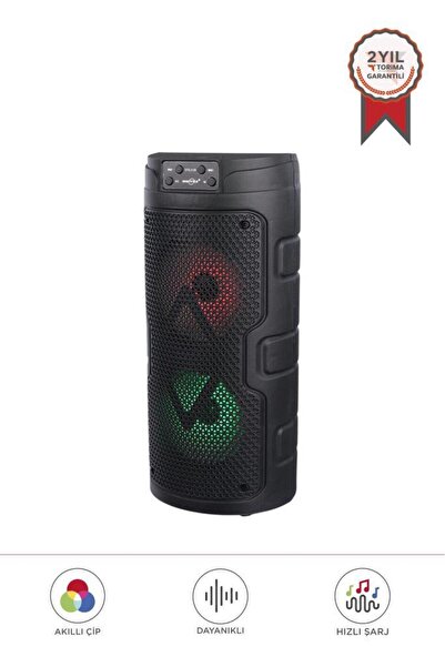 Torima Bluetooth Hoparlör Mikrofonlu Rgb Işıklı Taşınabilir Parti Speaker GTS...