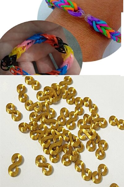 moistrid 100 Adet S Kanca -renkli Lastik Bileklik -toka Dıy Takı Yapımı Için Birleştirici Kanca Apart