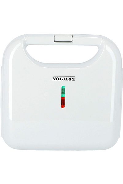 KRYPTON Krypton 800W 2-Slice Sandwich Maker, White - KNSM6063