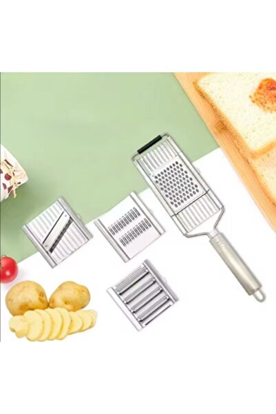 ESRORA Paslanmaz Çelik 4'lü Set El Rendesi